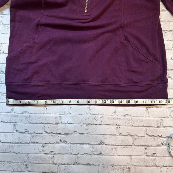 Tommy Bahama Womens Quarter-Zip Relaxed Fit Purple Pullover Sweatshirt M - Picture 11 of 11